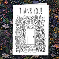 THANK YOU Home Sweet Home Garden Door Custom