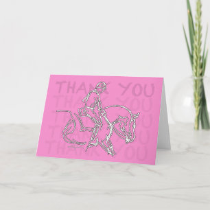Thank You Horse! Card - Pink