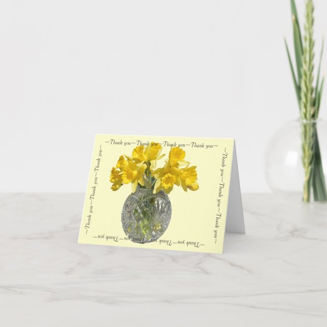 Thank You Hospitality Card (Front)