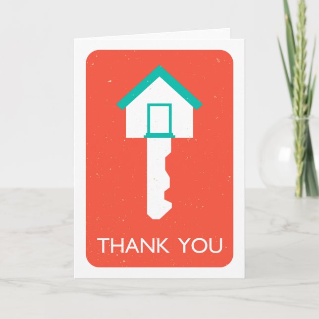 thank you housekey card (Front)