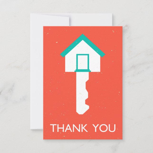 thank you housekey invitation (Front)