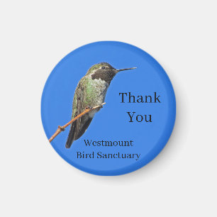 Thank You Hummingbird Non-Profit Appreciation Magnet