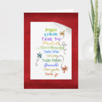 Thank You in different languages