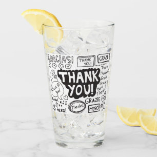 Thank You In Different Languages Glass