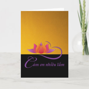 Thank You in Vietnamese Cam on nhieu lam Card