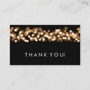 Thank You Insert Gold Hollywood Glam