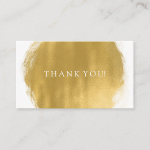 Thank You Insert Gold Paint Look