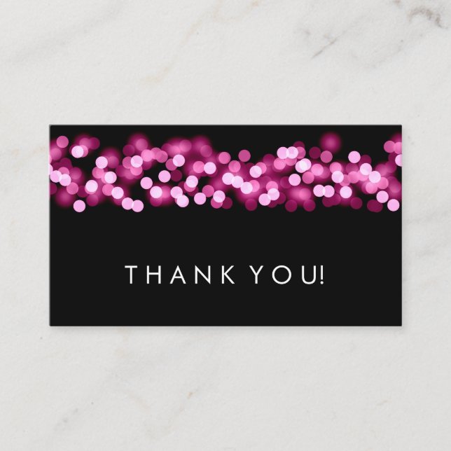 Thank You Insert Pink Hollywood Glam (Front)