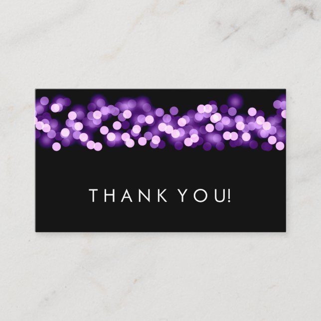 Thank You Insert Purple Hollywood Glam (Front)