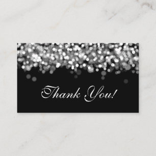 Thank You Insert Silver Lights