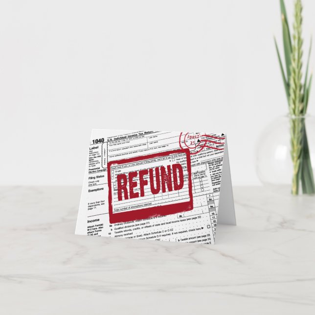 Thank You IRS Form (Front)