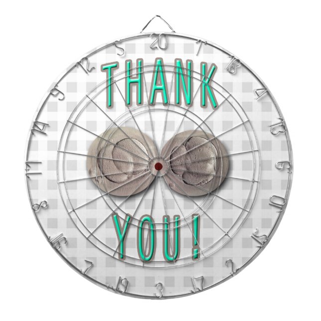 thank you ivf invitro fertilisation embryos dartboard (Front)