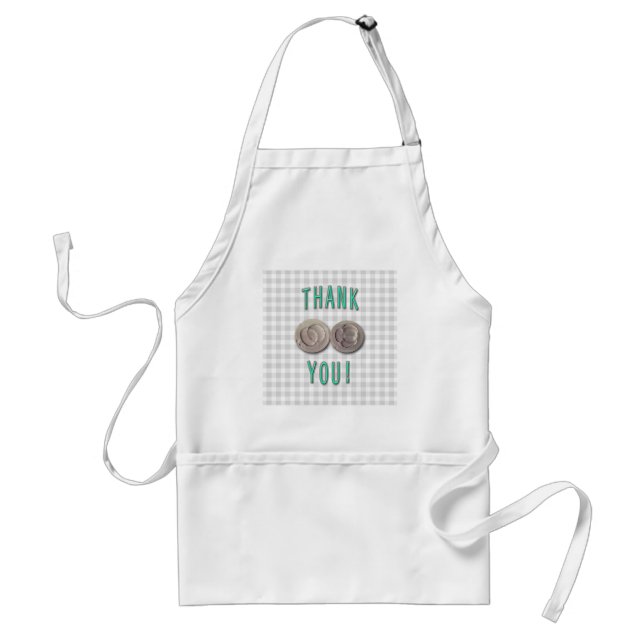 thank you ivf invitro fertilisation embryos standard apron (Front)