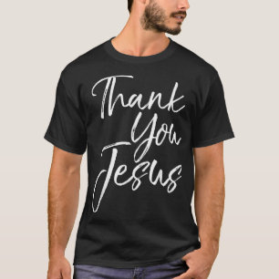 Thank You Jesus Amen Vintage Praise Christian Tee