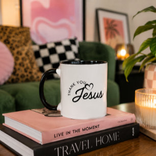 'Thank You Jesus' Daily Devotion Prayer Time Quiet Mug