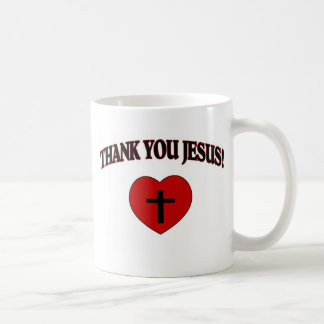 Thank You Jesus (Heart) Coffee Mug