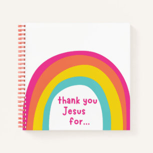 thank you Jesus kids gratitude sketch journal 