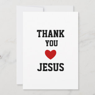 Thank You Jesus   Modern Christian Faith Heart Invitation