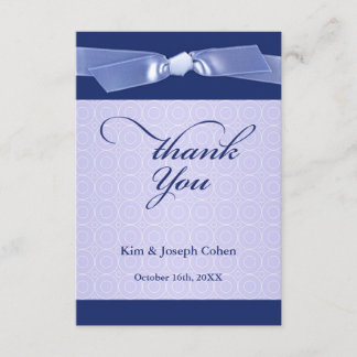 Thank You Jewish Ribbon Flat Card