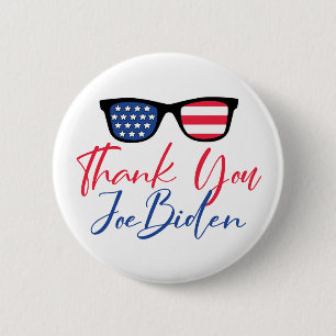 Thank You Joe Biden 6 Cm Round Badge