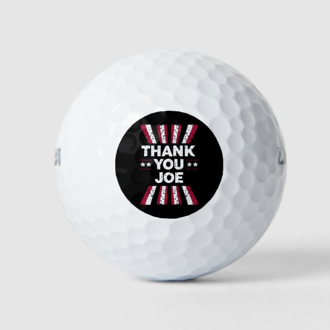 Thank You Joe President Biden Golf Balls (Front)