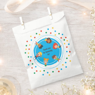 Thank You Jump Trampoline Park Birthday Favour Bags