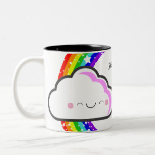 Thank you KAWAII rainbow mug by thecutescream