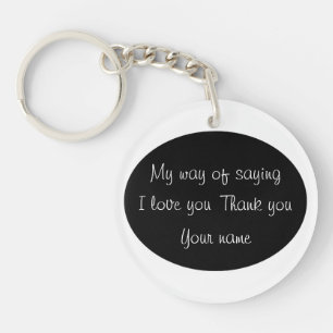 Thank You - Key Ring