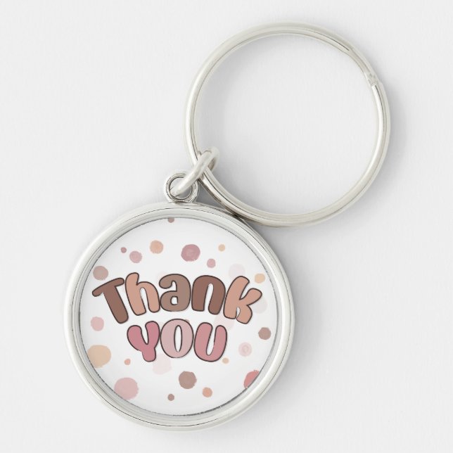 Thank you  key ring (Front)