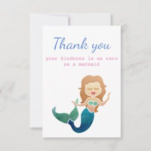 Thank You Kindness as Rare as a Mermaid Fun