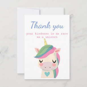 Thank You Kindness as Rare as a Unicorn Fun