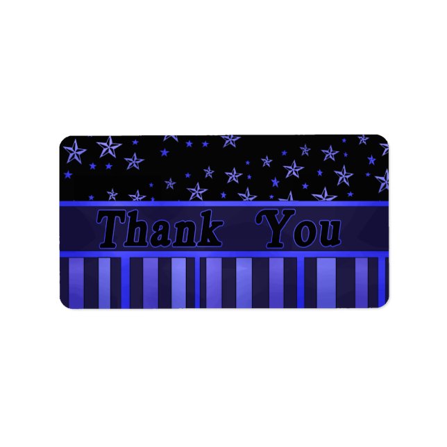 Thank You Label (Front)