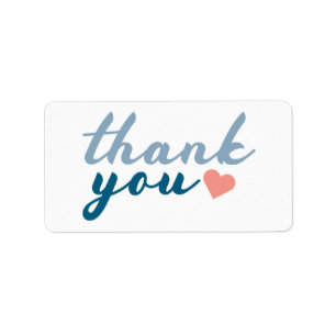 Thank You Label
