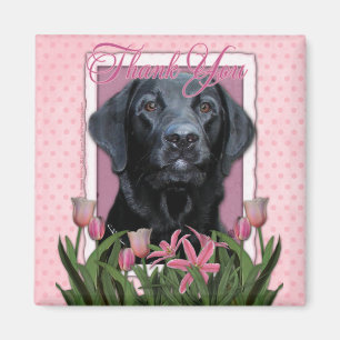 Thank You - Labrador - Black - Gauge Magnet