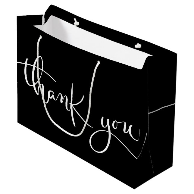 Thank You Large Gift Bag (Front Angled)