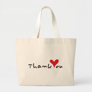 Thank You Large Tote Bag