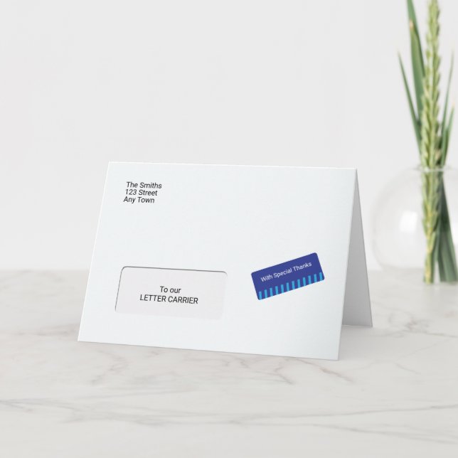 Thank You Letter Carrier! Card (Front)