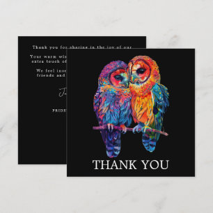 🌈 Thank you LGBTQ Eternal Unity wedding Card