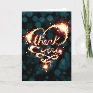 thank you light card