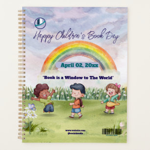 Thank you & Logo & Text personalise Planner