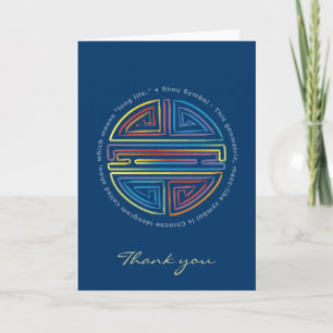 Thank you - Longevity Symbol Card