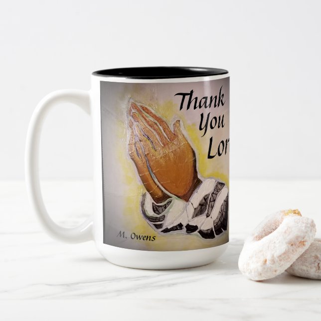 "Thank You Lord." Classic Mug (With Donut)
