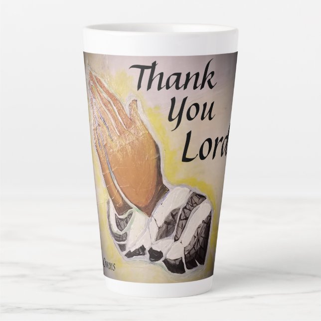 Thank You Lord Latte Mug (Front)