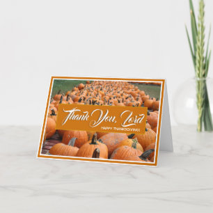 THANK YOU, LORD Psalm 106 Thanksgiving Celebration Holiday Card
