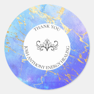 *~* THANK YOU Lotus Nebula Galaxy Universe AP3 Classic Round Sticker
