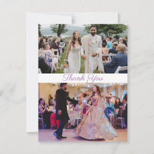 Thank you Love Simple Postcard