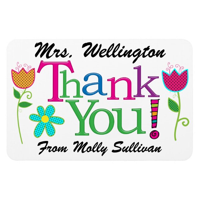 Thank You Magnet (Horizontal)