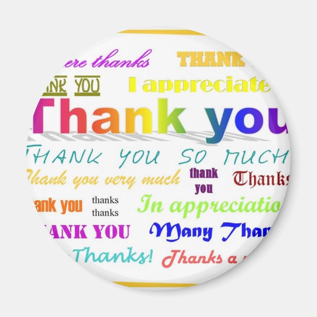 Thank You Magnet (Front)