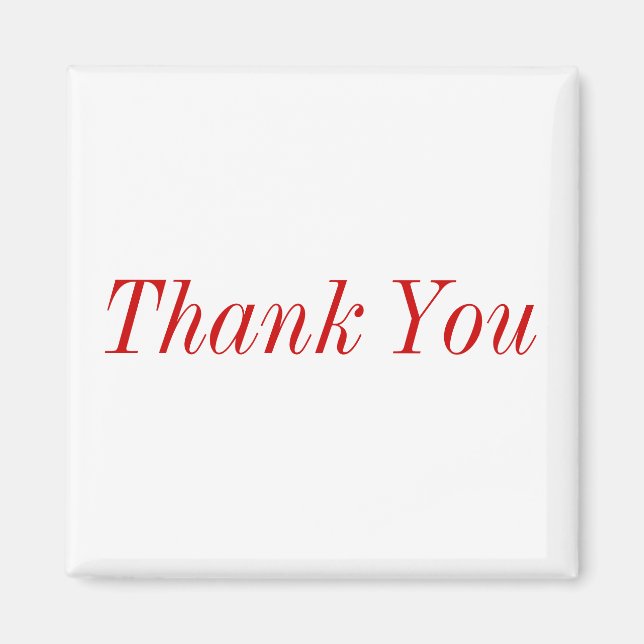 Thank You Magnet (Front)
