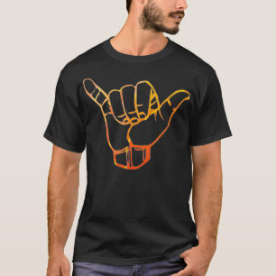 Thank You Mahalo Hawaii Hand signal T-Shirt